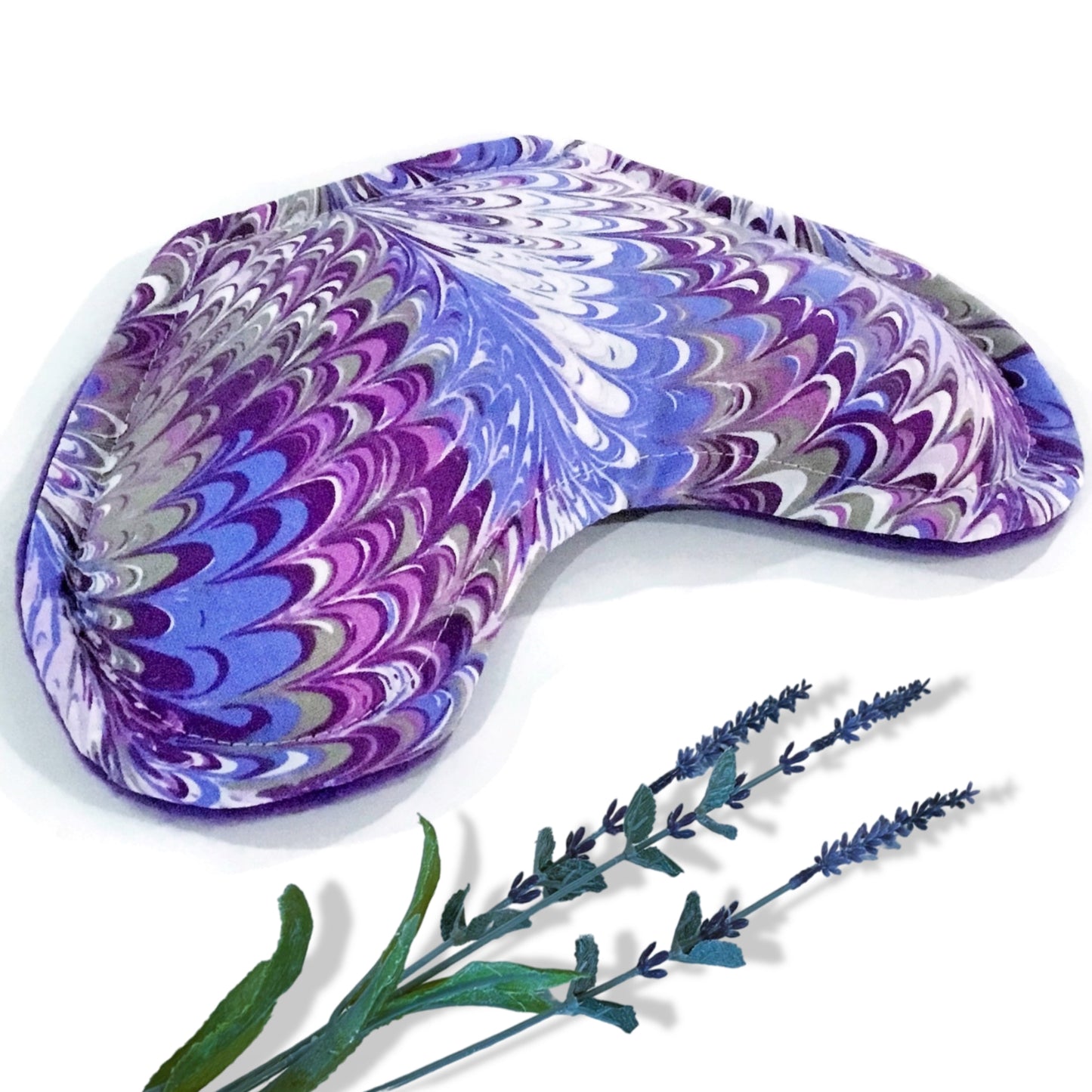 Contoured Eye Pillows with Natural Filling offered as Wholesale, Bulk, Private Label Branding