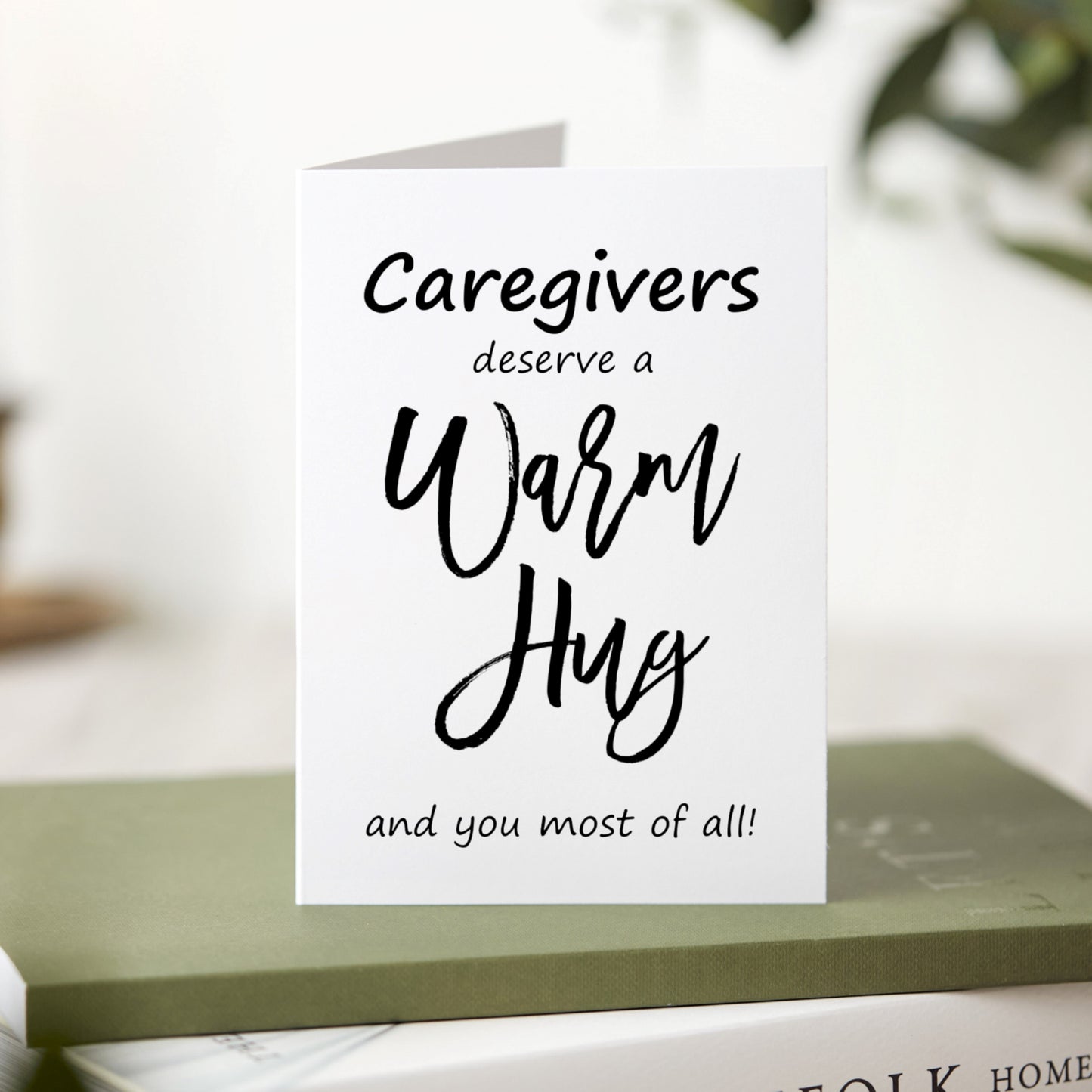 Caregivers Deserve a Warm Hug Gift Set, Family Care, Elder Care, Childcare, Hospice