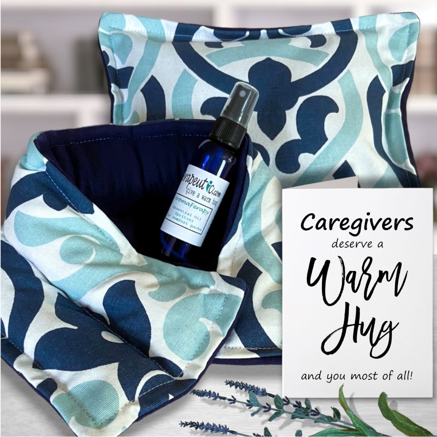 Caregivers Deserve a Warm Hug Gift Set, Family Care, Elder Care, Childcare, Hospice